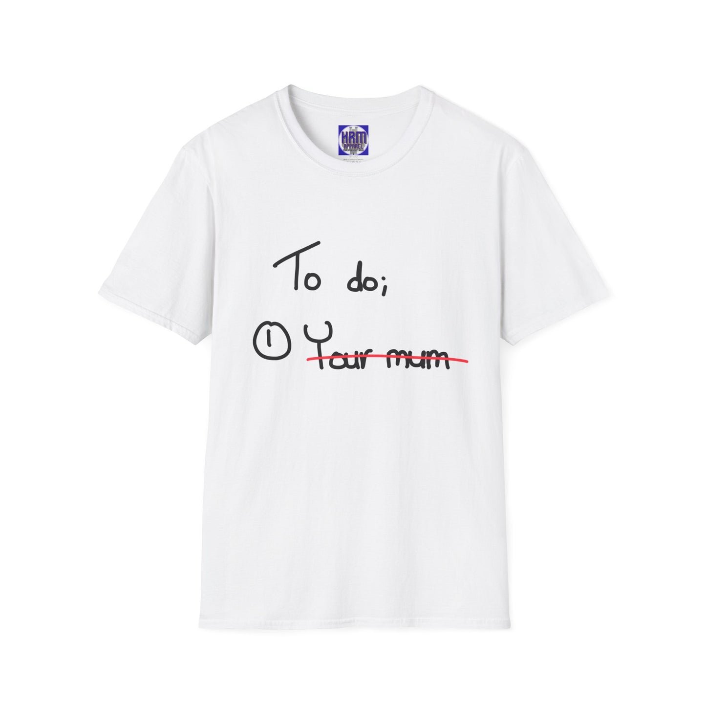 To Do List Unisex Softstyle T-Shirt