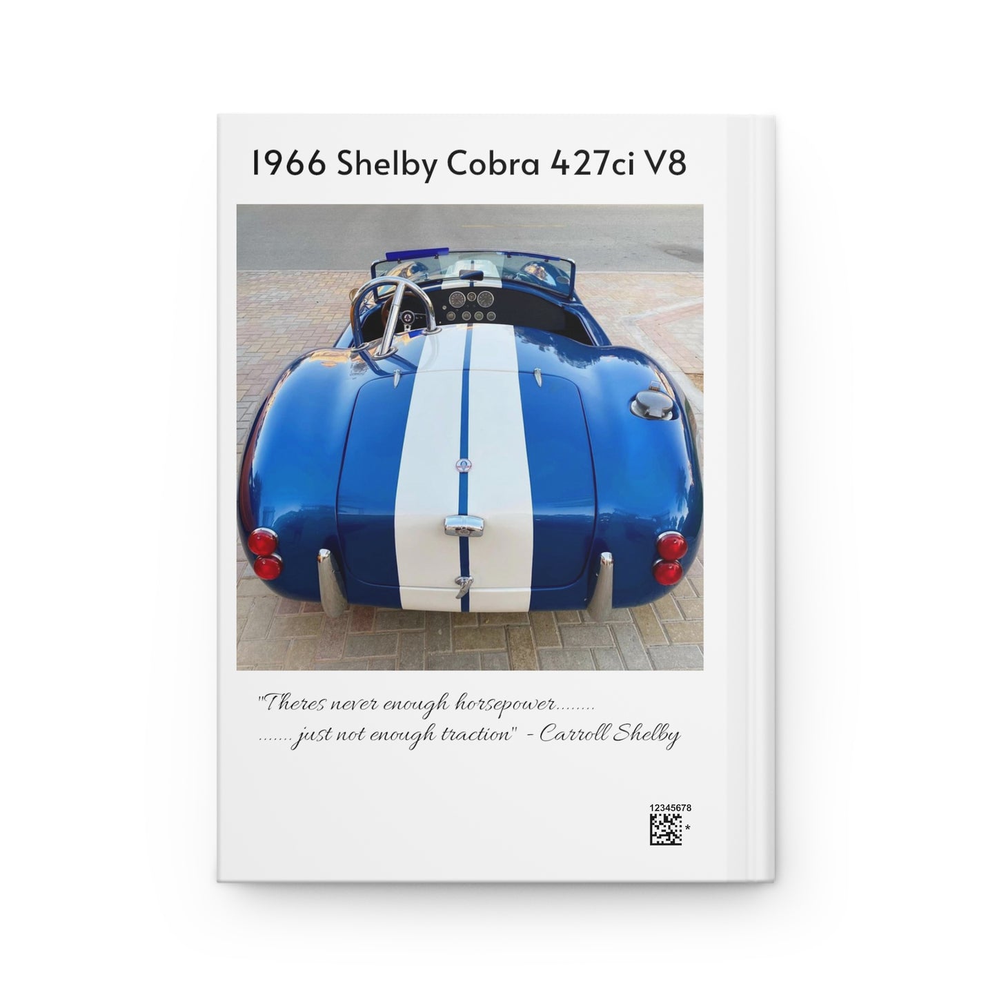 Shelby Cobra Hardcover Journal Matte